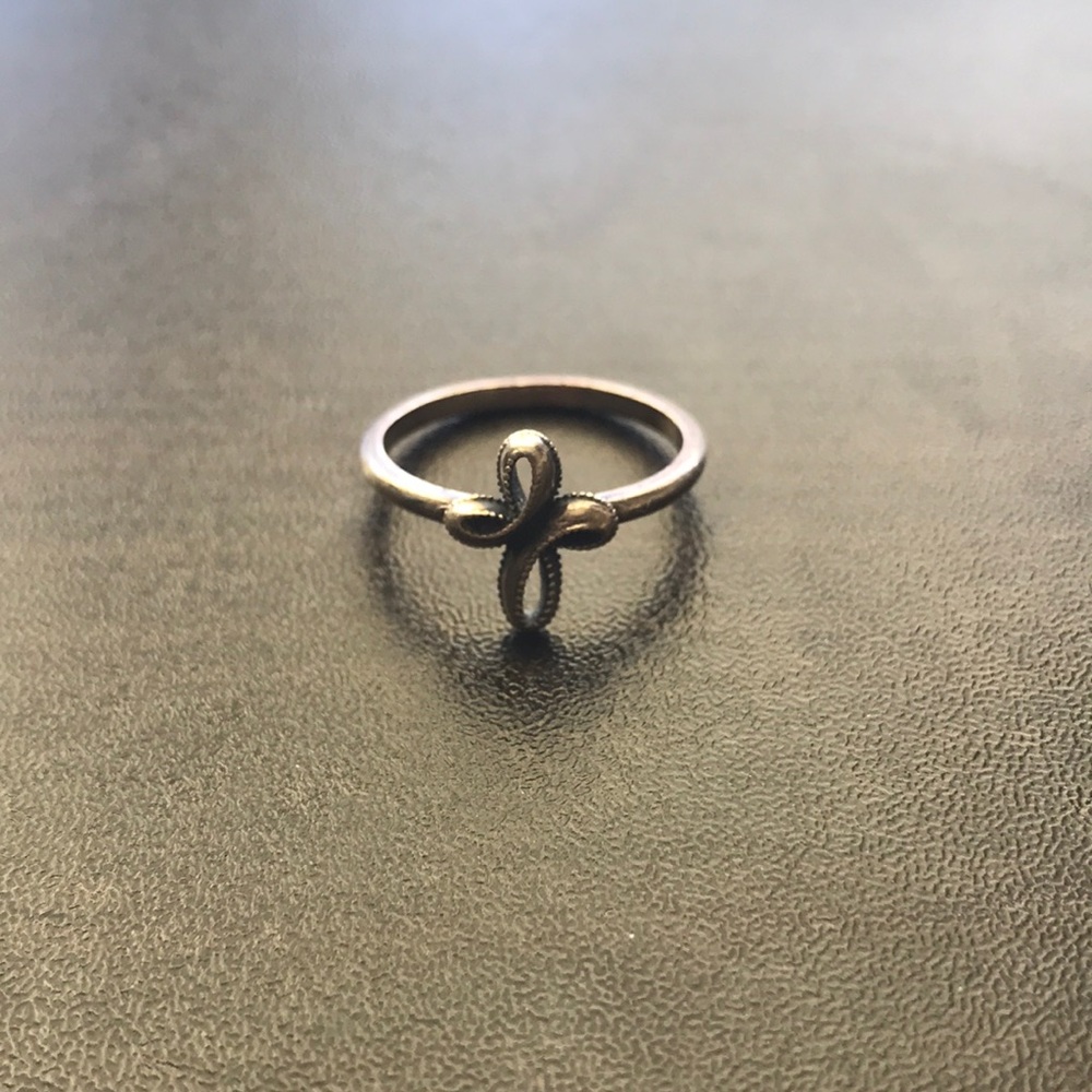 James Avery cross ring